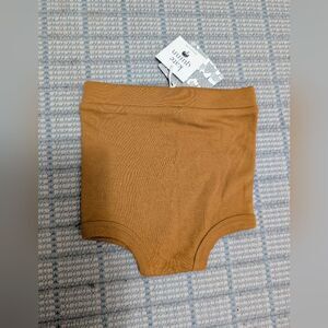 NWT Kate Quinn Bloomers Shorts Baby Yellow Orange Cover Cotton Size 12-18 M